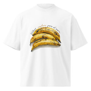 Camiseta oversize orgánica de cuello alto unisex