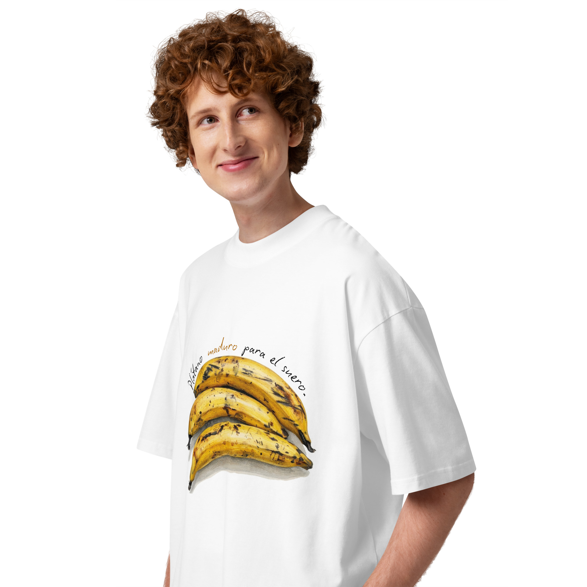 Camiseta oversize orgánica de cuello alto unisex - Image 6