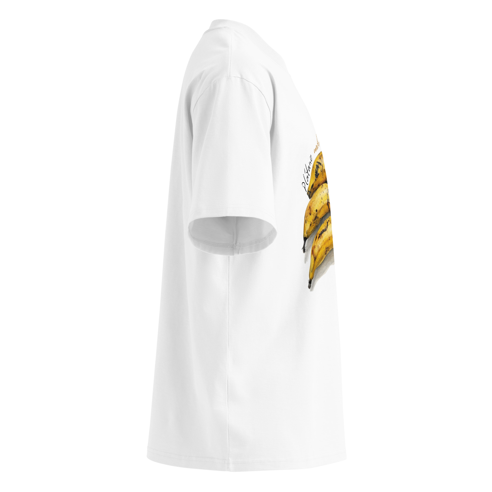 Camiseta oversize orgánica de cuello alto unisex - Image 4